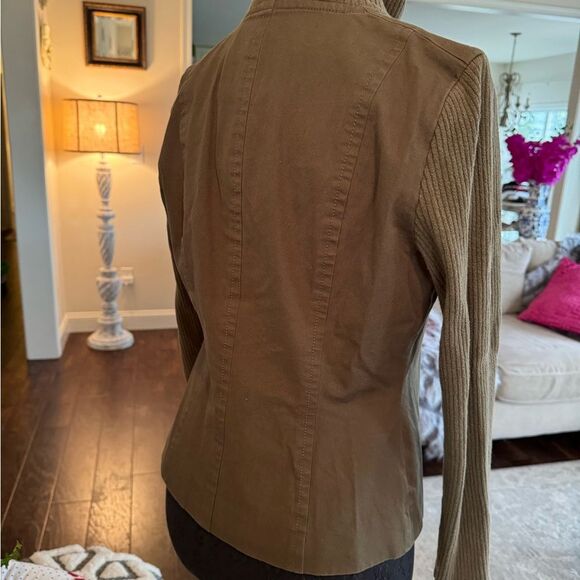 Army Green Doncaster zip up jacket size small - Picture 5 of 6